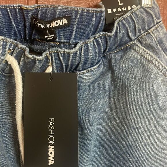NWT Fashion Nova jogger jeans - Picture 3 of 7
